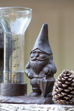 Load image into Gallery viewer, Cast Iron Garden Gnome Rain Gauge
