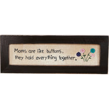 Load image into Gallery viewer, Moms Are Like Buttons Stitchery