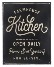 Load image into Gallery viewer, Oversized Embossed Farmhouse Kitchen Wall Decor