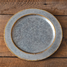 Load image into Gallery viewer, Gold and Galvanized Charger