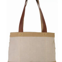 Load image into Gallery viewer, Rowen Oakley Re-Cycled Canvas Shoulder Tote