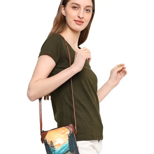Deer Poly Canvas Crossbody