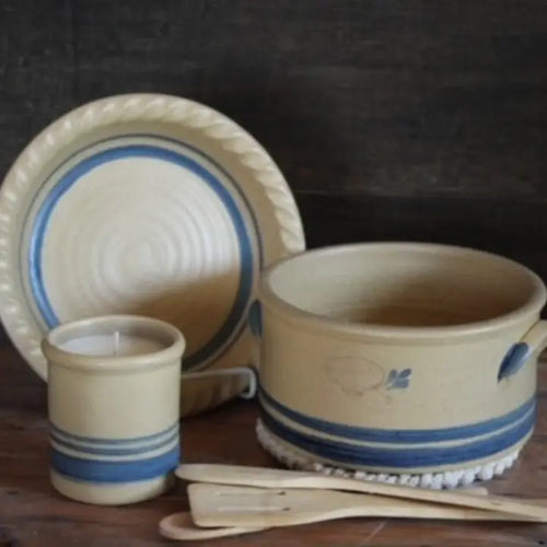 Yellowware Cake Crock