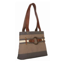 Load image into Gallery viewer, Rowen Oakley Re-Cycled Canvas Shoulder Bag