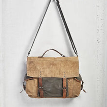 Load image into Gallery viewer, Sebastian Up-Cycled Canvas Men&#39;s Messenger Bag