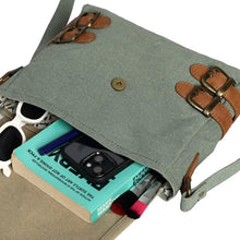 Load image into Gallery viewer, Buckled Up Agean Canvas Crossbody