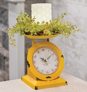 Farmhouse Old Town Scale Clock