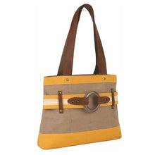 Load image into Gallery viewer, Rowen Oakley Re-Cycled Canvas Shoulder Bag