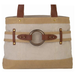 Rowen Oakley Re-Cycled Canvas Shoulder Tote