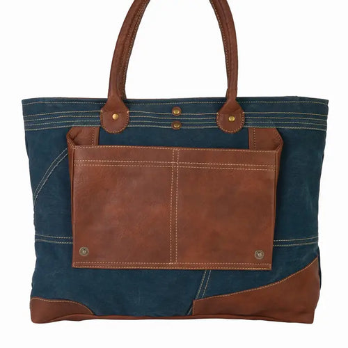 Dakota Up-Cycled Canvas Shoulder Bag