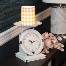 Load image into Gallery viewer, Farmhouse Old Town Scale Clock