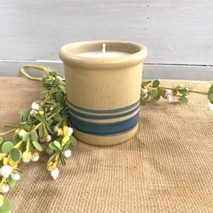 Pottery Candle Crock