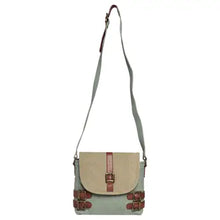 Load image into Gallery viewer, Buckled Up Agean Canvas Crossbody