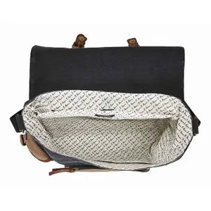 Sebastian Up-Cycled Canvas Men's Messenger Bag