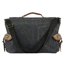 Load image into Gallery viewer, Sebastian Up-Cycled Canvas Men&#39;s Messenger Bag