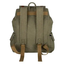 Load image into Gallery viewer, Wanderer Up-Cycled Canvas Backpack