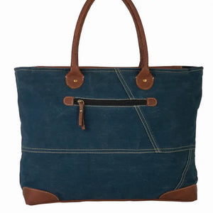 Dakota Up-Cycled Canvas Shoulder Bag