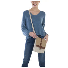 Load image into Gallery viewer, Oakley Goldenrod Up-Cycled Canvas Cross-Body