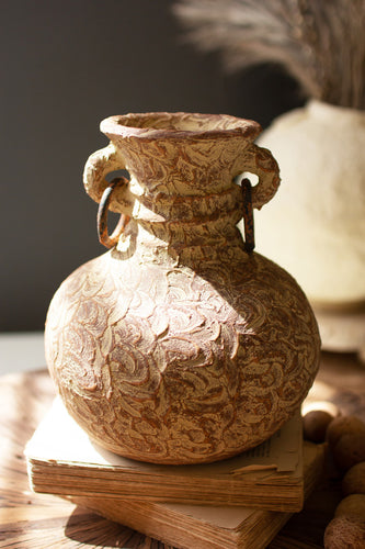 Short Clay Urn