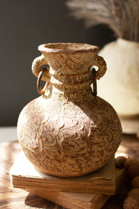 Short Clay Urn