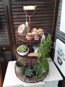 3 tier wire tray