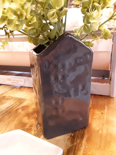 Ceramic House Wall Pocket