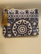 Load image into Gallery viewer, Indigo Blue Zip Pouch