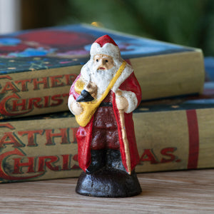 Cast Iron Santa with Toy Bag