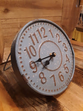 Load image into Gallery viewer, Round blue clock