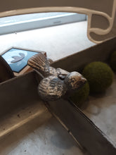 Load image into Gallery viewer, Galvanized tray with bird