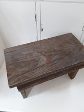 Load image into Gallery viewer, Small wooden stool