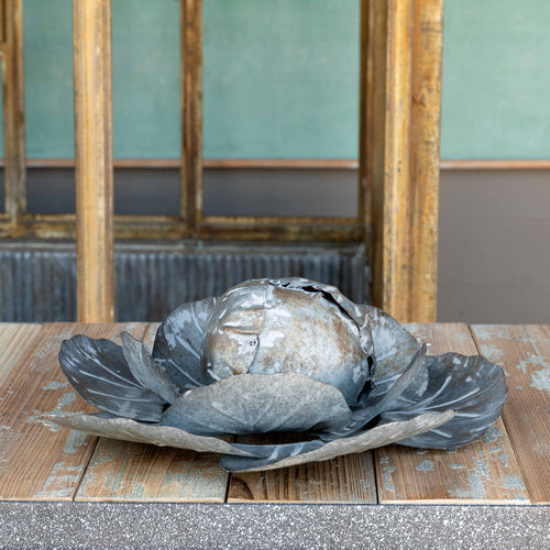 Metal Cabbage Centerpiece