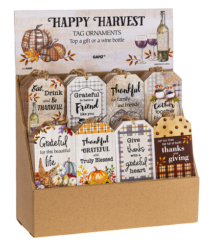 Happy Harvest Tag Ornaments