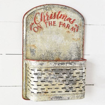 Vintage Christmas Wall Pocket