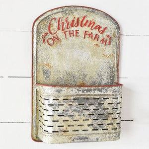 Vintage Christmas Wall Pocket