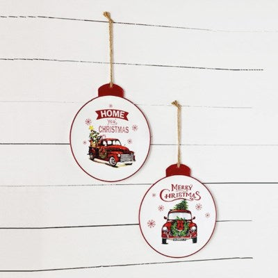 CHRISTMAS ORNAMENT WALL SIGN