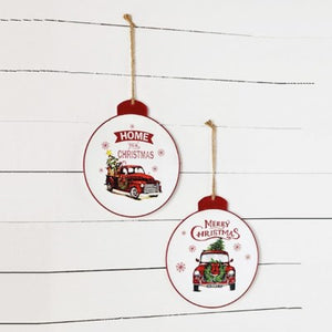 CHRISTMAS ORNAMENT WALL SIGN