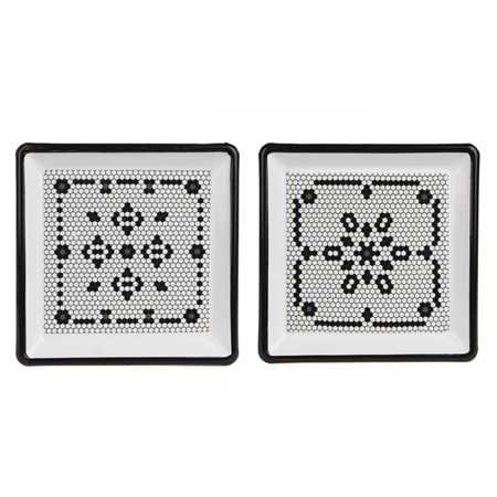 Vintage Hex Tile Trinket Dish
