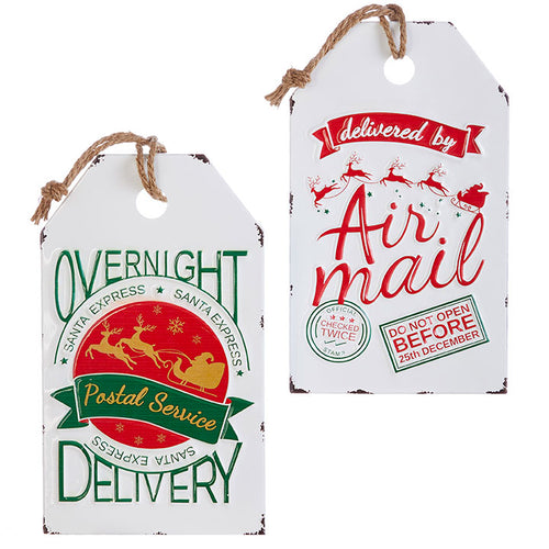 EXPRESS MAIL TAG ORNAMENT