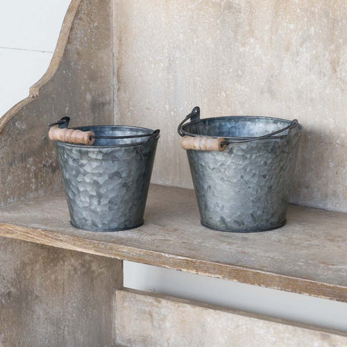 Aged Bucket Planter