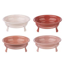 Load image into Gallery viewer, Terracotta Claw Foot Enamel Round Tub