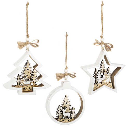 Winter Woodland Ornaments
