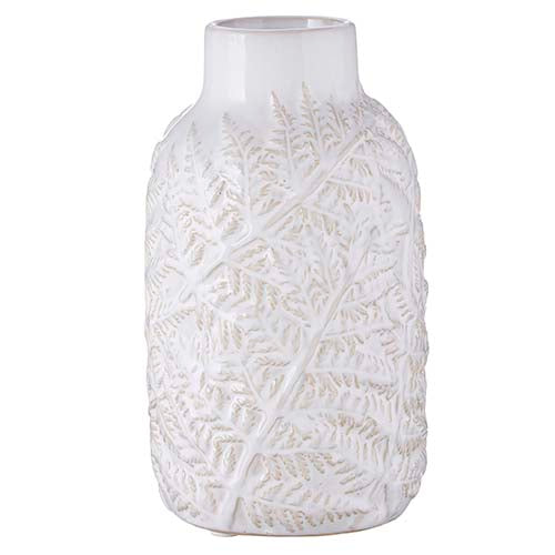 LEAF EMBOSSED VASE