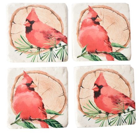 Cardinal Coaster (4 pc. set)