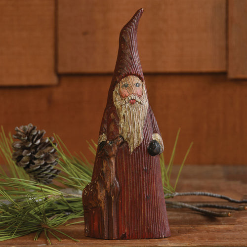 St. Nic with Reindeer - Wood