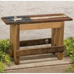 Rustic Lath Americana Stool