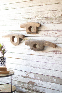repurposed oxen cart mirrors