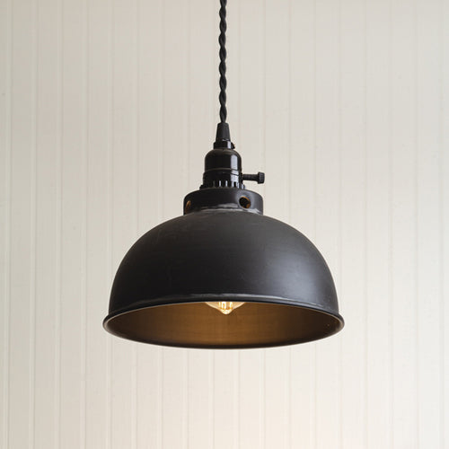 Dome Pendant Light - Black
