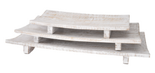 Load image into Gallery viewer, Whitewash Curved Tray