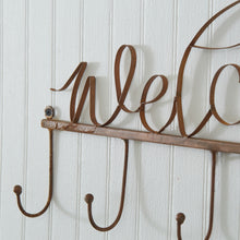 Load image into Gallery viewer, Copper Finish Welcome Hook Rack